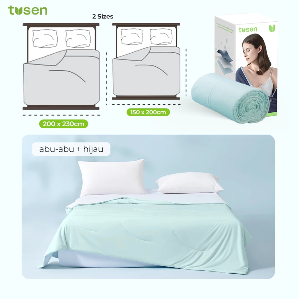 TUSEN DeepSleep Cooling II – Selimut Dua Sisi Dual Sensation
