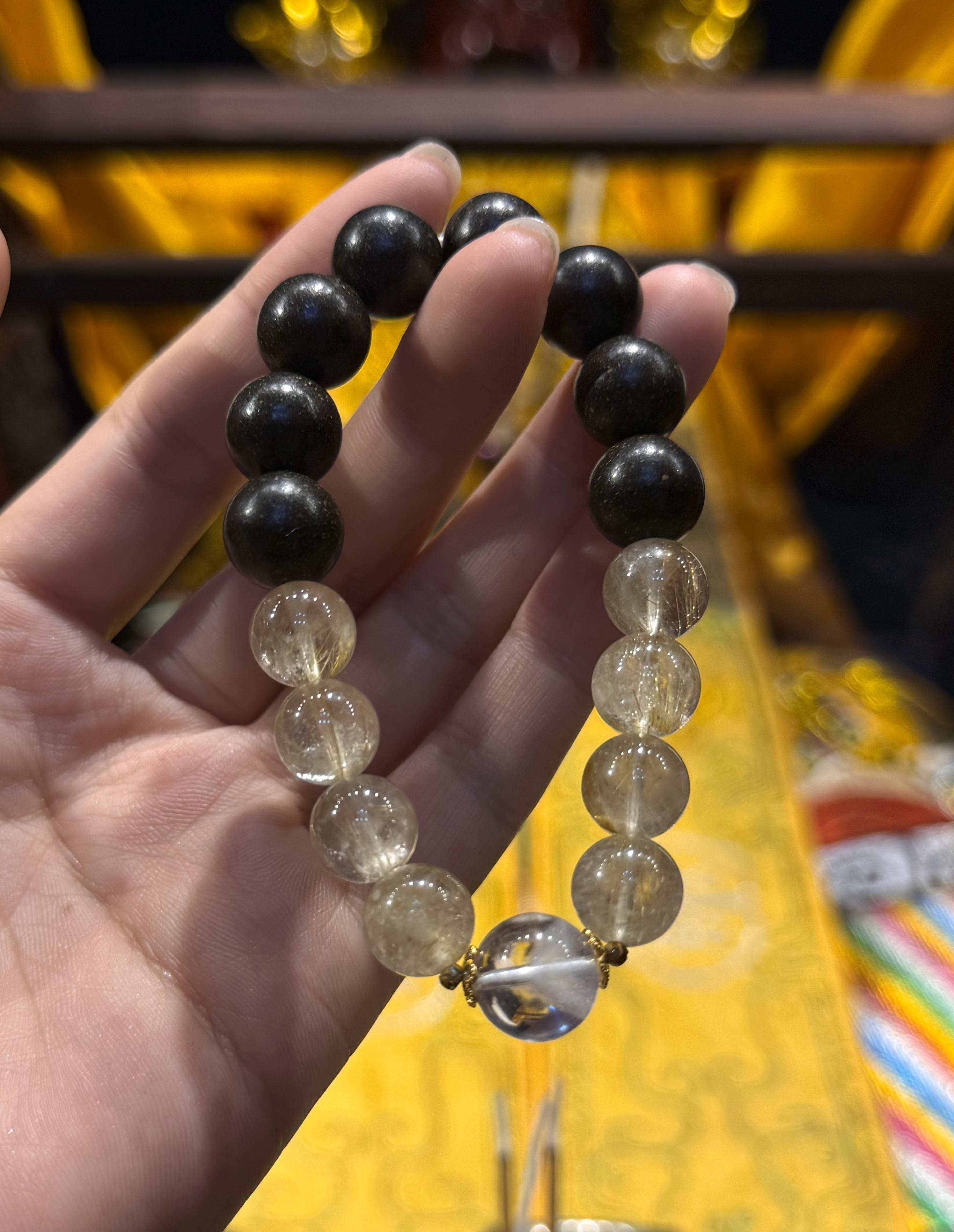 北苑茗芳香手串（水黑）｜五行涵润，静定生慧12