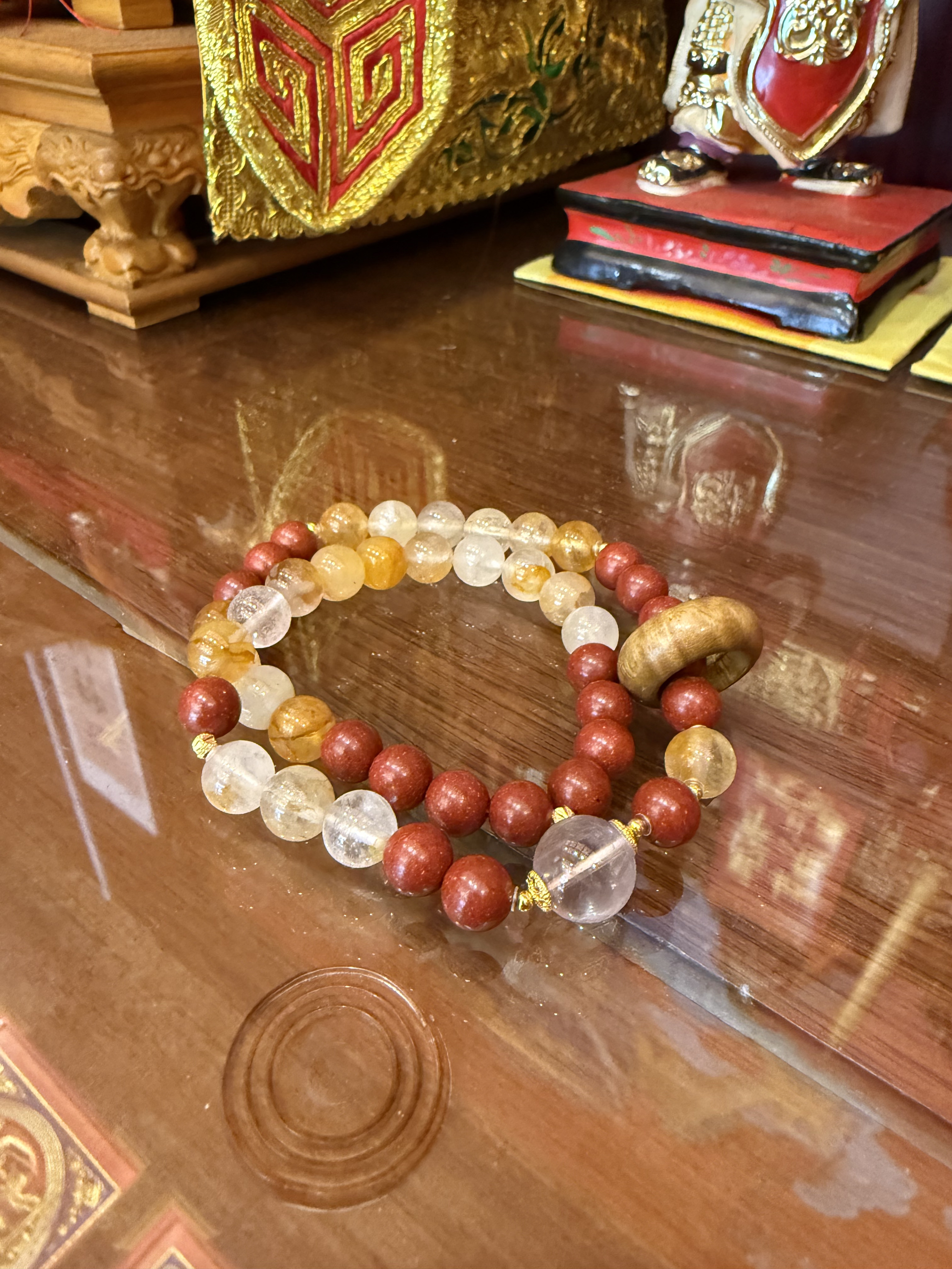 南极庆寿香手串（火红）｜五行聚暖，焕活生运8