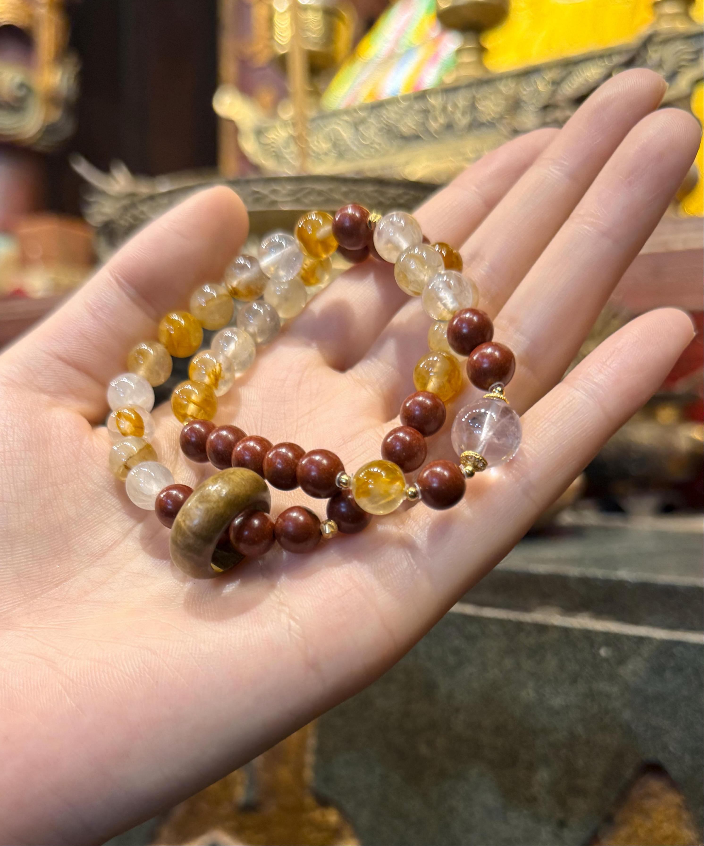 南极庆寿香手串（火红）｜五行聚暖，焕活生运8