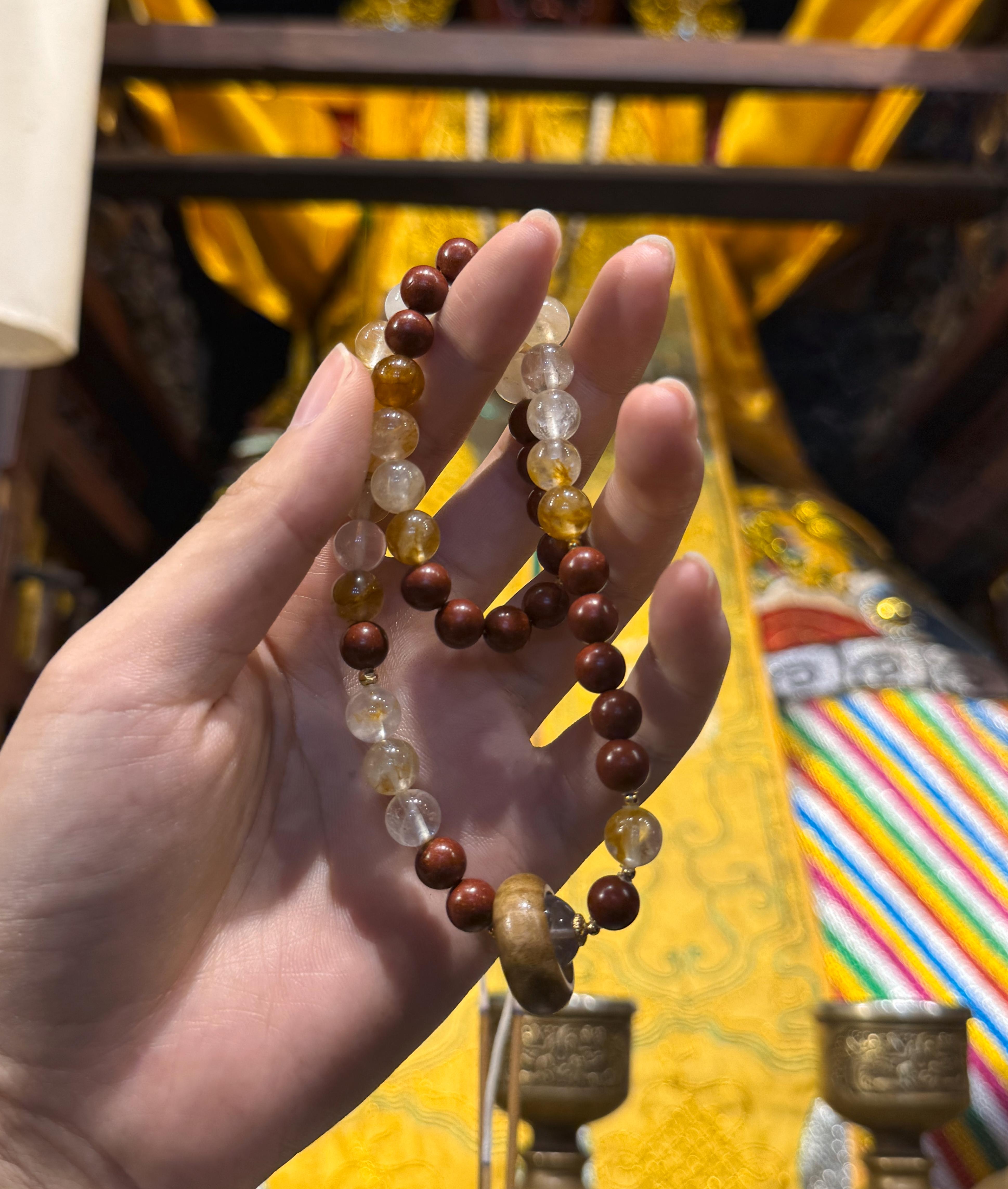 南极庆寿香手串（火红）｜五行聚暖，焕活生运8