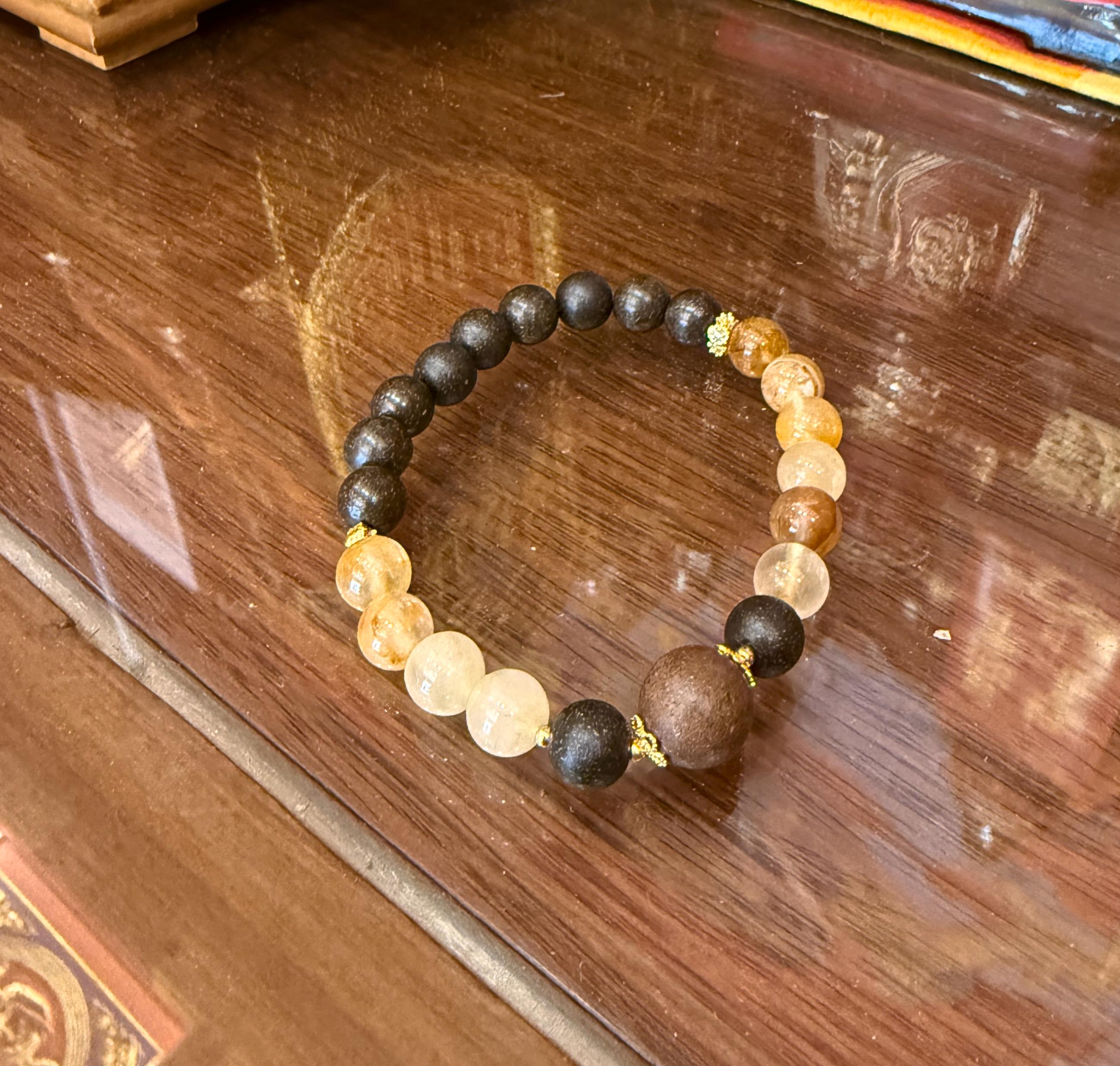 四时清味香手串（土黄）｜五行中和，护元安运