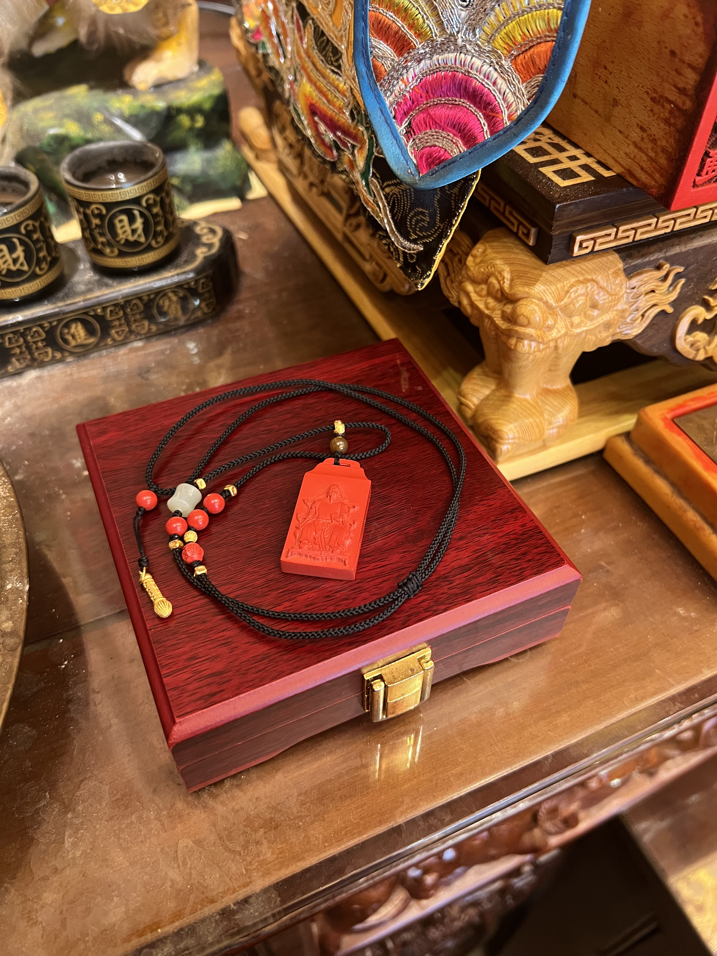 文昌帝君朱砂牌｜学业智慧护身，银饰加持