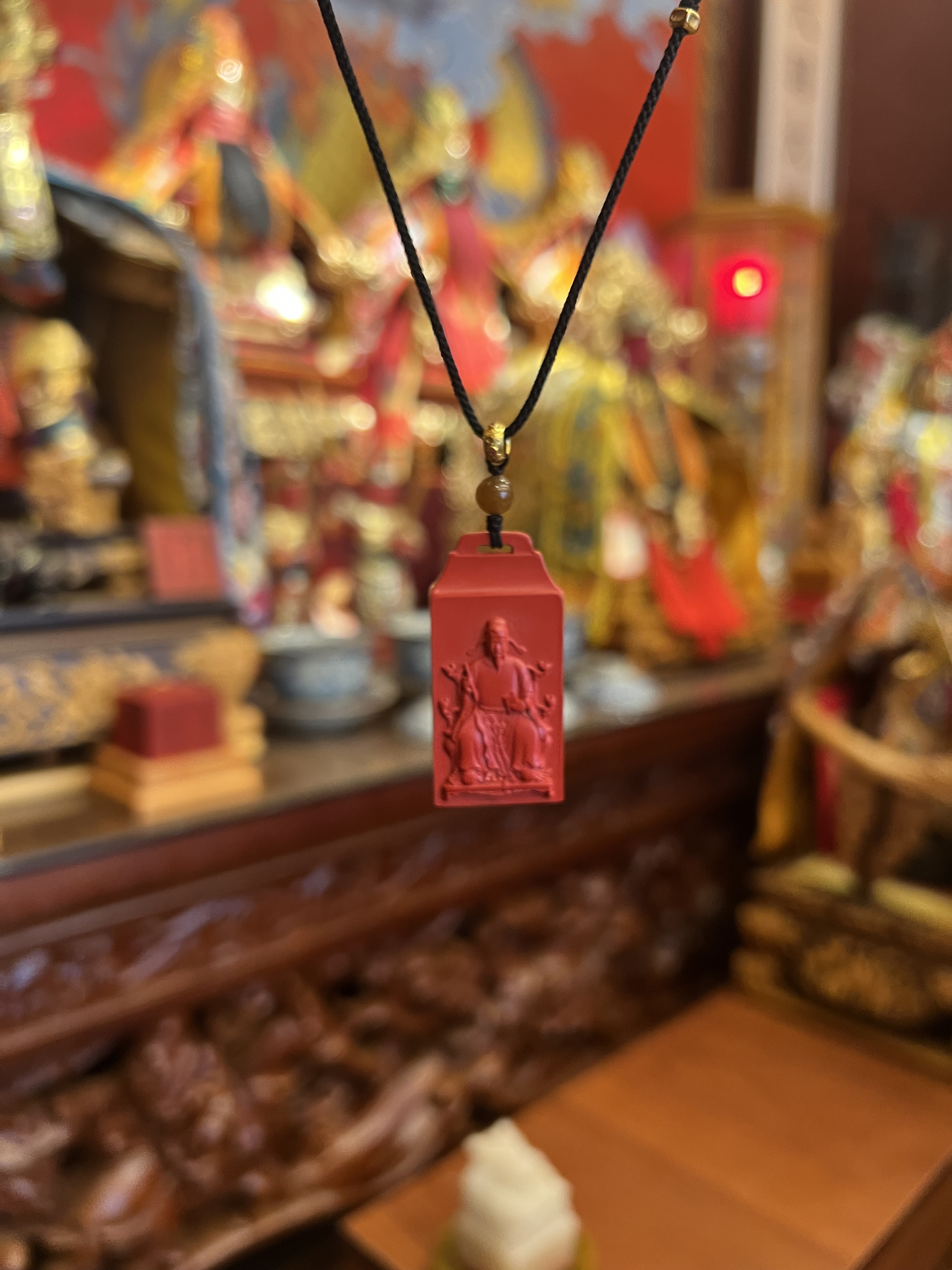 文昌帝君朱砂牌｜学业智慧护身，银饰加持