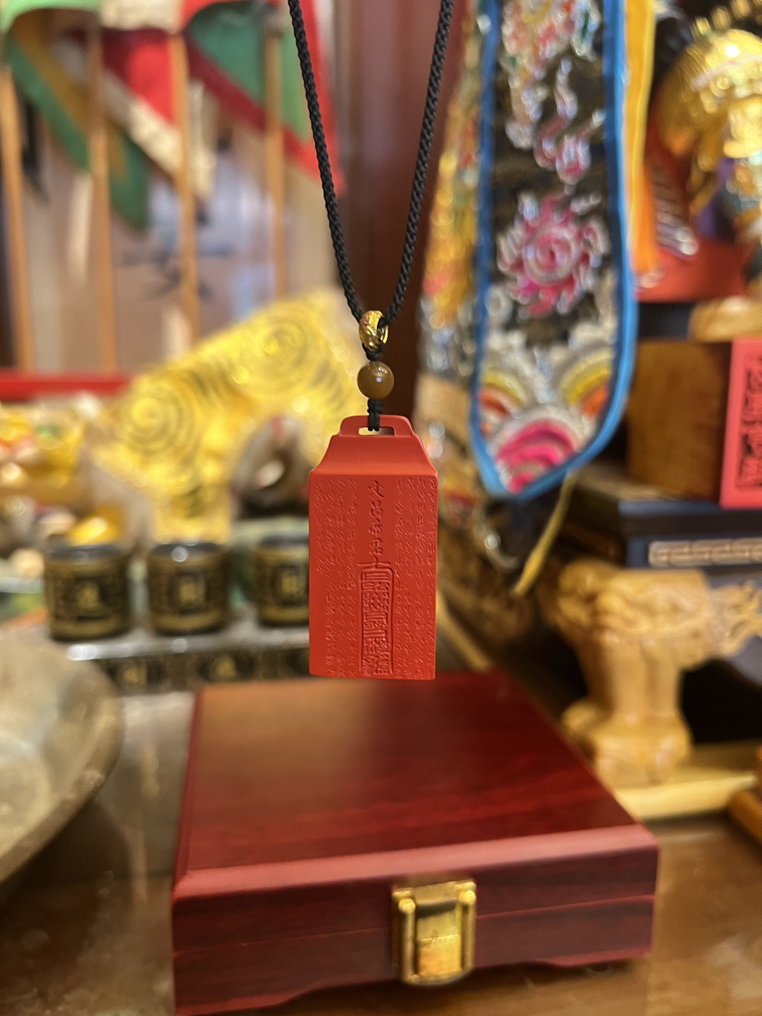 文昌帝君朱砂牌｜学业智慧护身，银饰加持