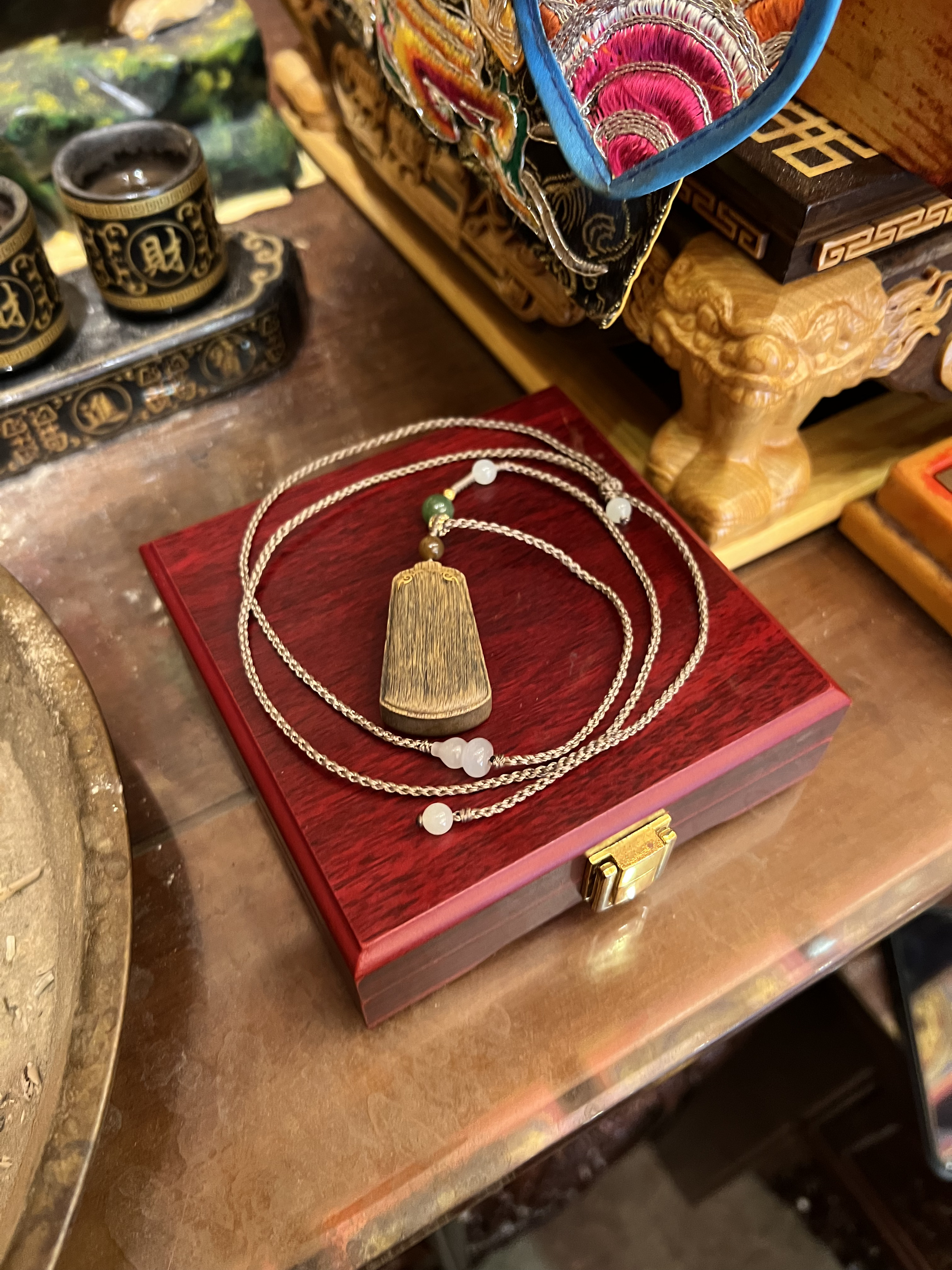 文莱沉香香牌项链 | 灵韵守护，招引祥瑞