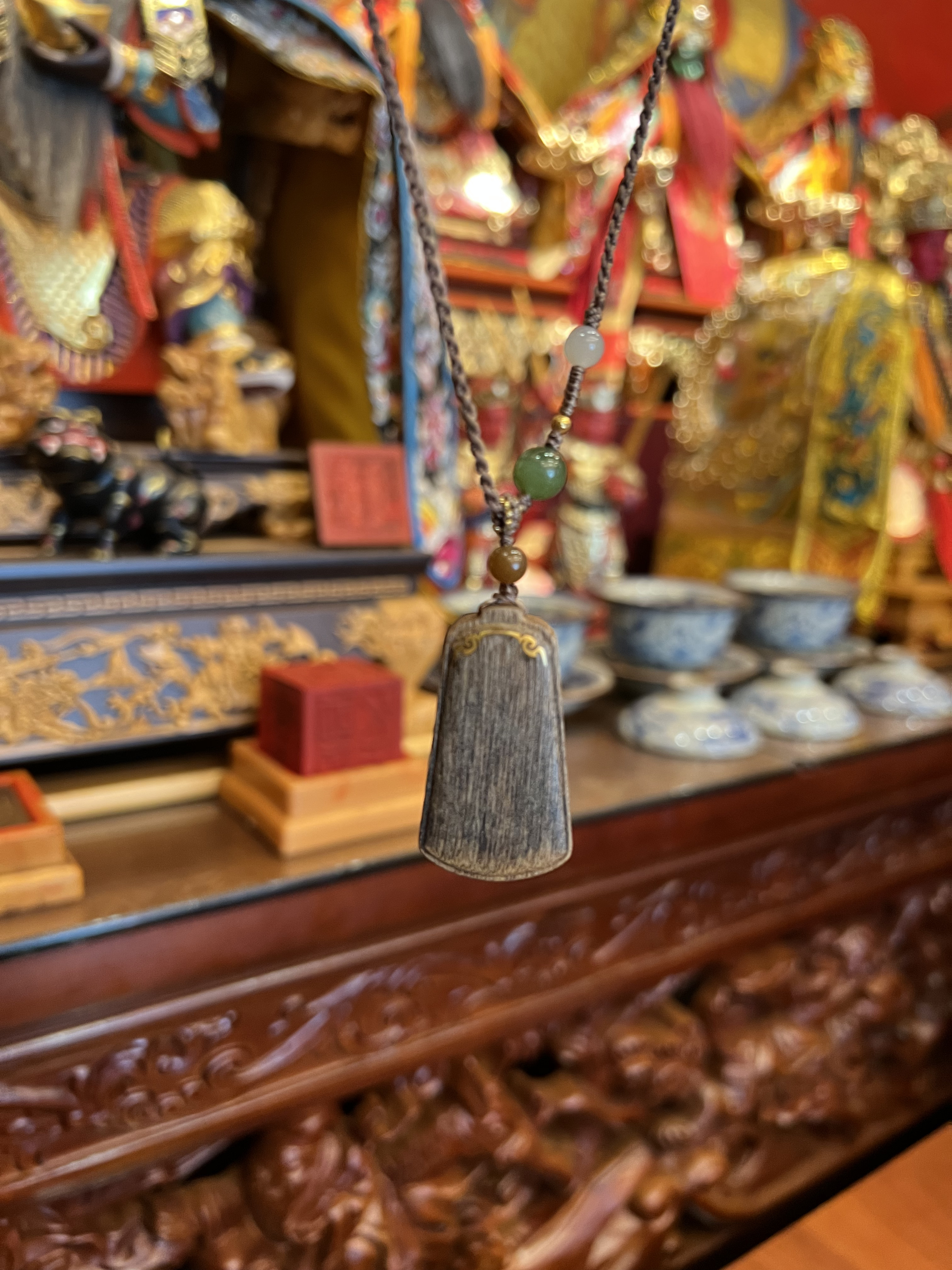 文莱沉香香牌项链 | 灵韵守护，招引祥瑞