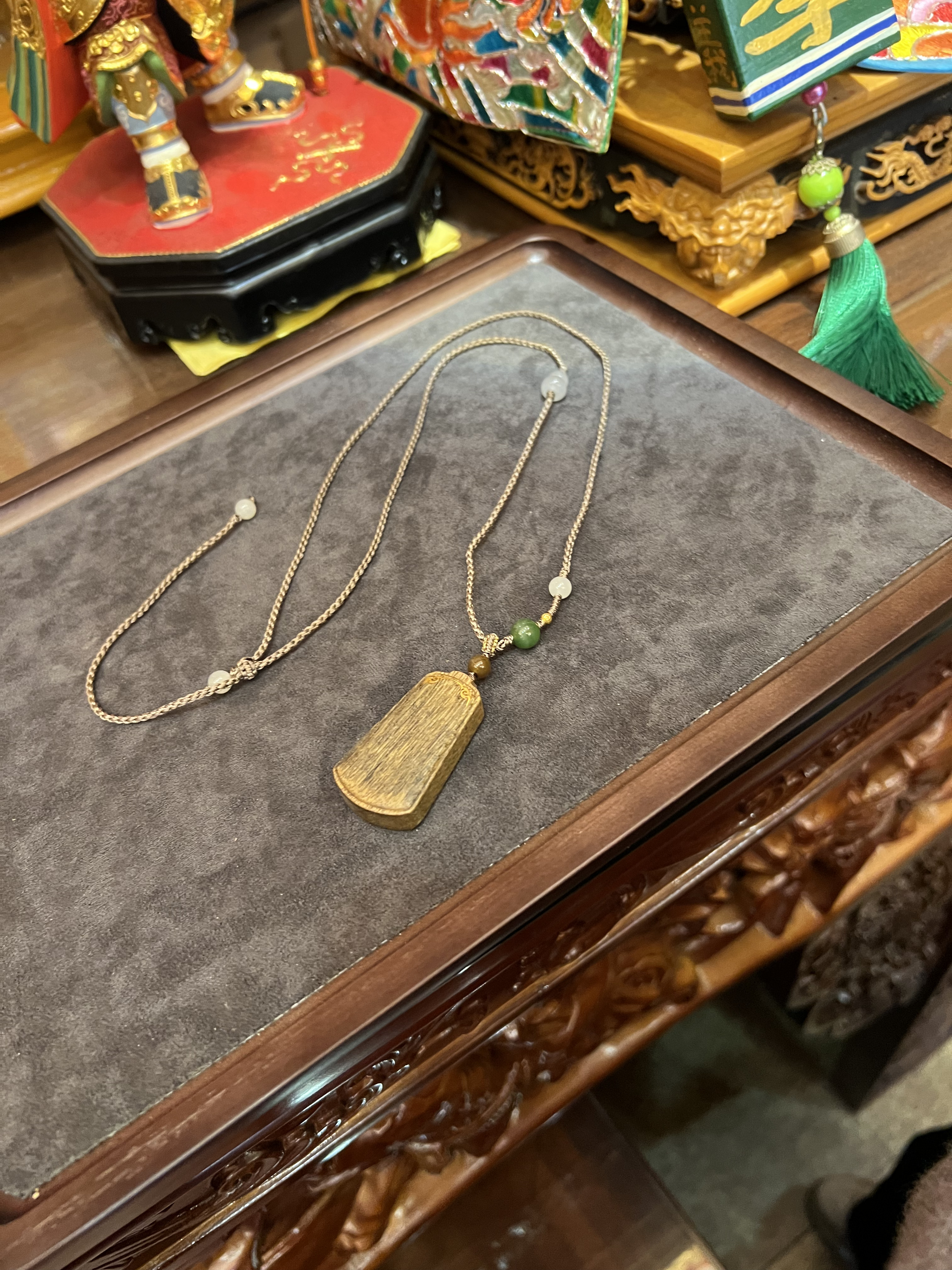 文莱沉香香牌项链 | 灵韵守护，招引祥瑞