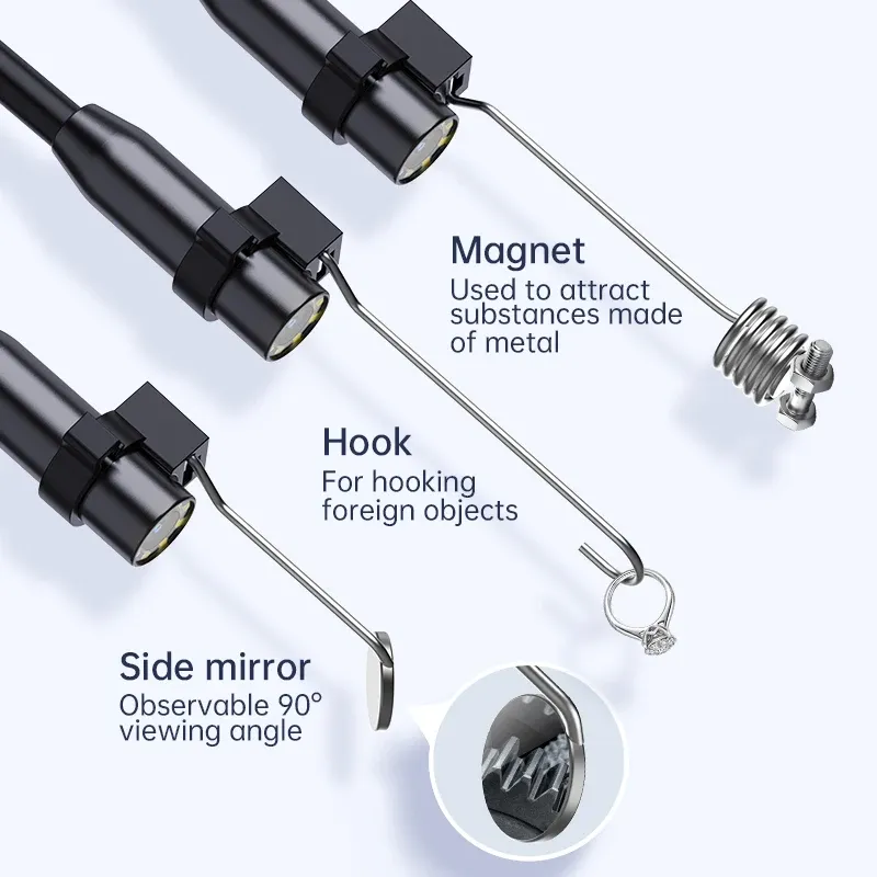 G40-M OEM 8.5mm 10m Pipe Inspection Camera – 1080P Endoscope with 4.3" Display