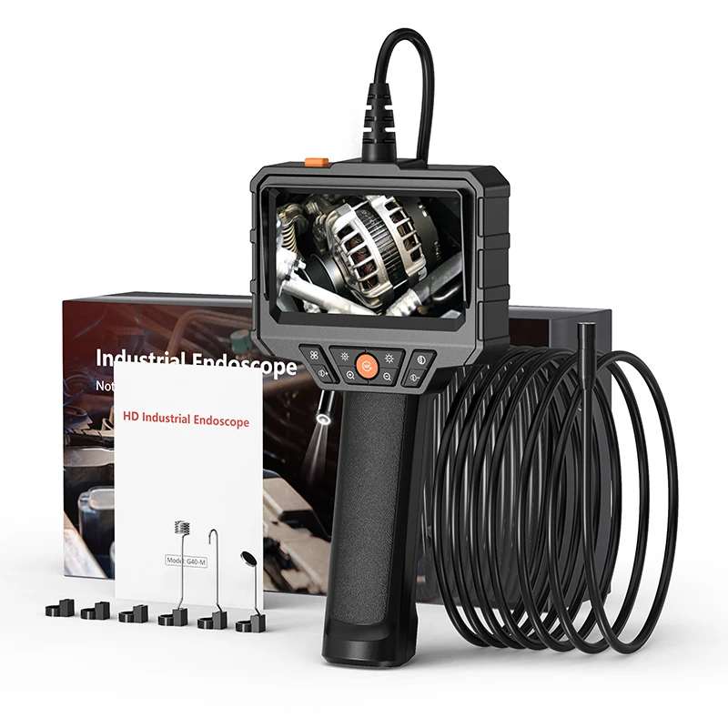 G40-M OEM 8.5mm 10m Pipe Inspection Camera – 1080P Endoscope with 4.3" Display