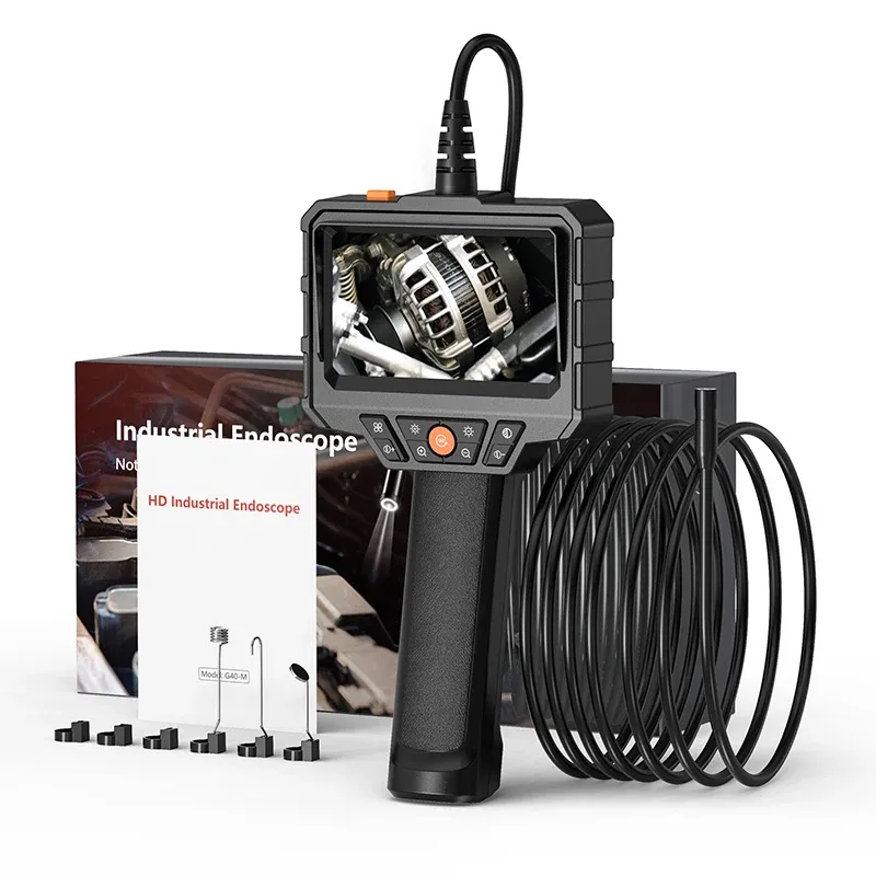 G40-M OEM 8.5mm 10m Pipe Inspection Camera – 1080P Endoscope with 4.3" Display
