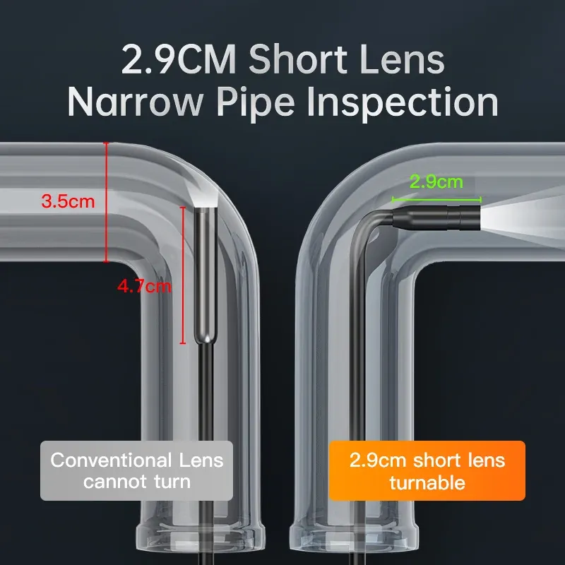 G40-M OEM 8.5mm 10m Pipe Inspection Camera – 1080P Endoscope with 4.3" Display