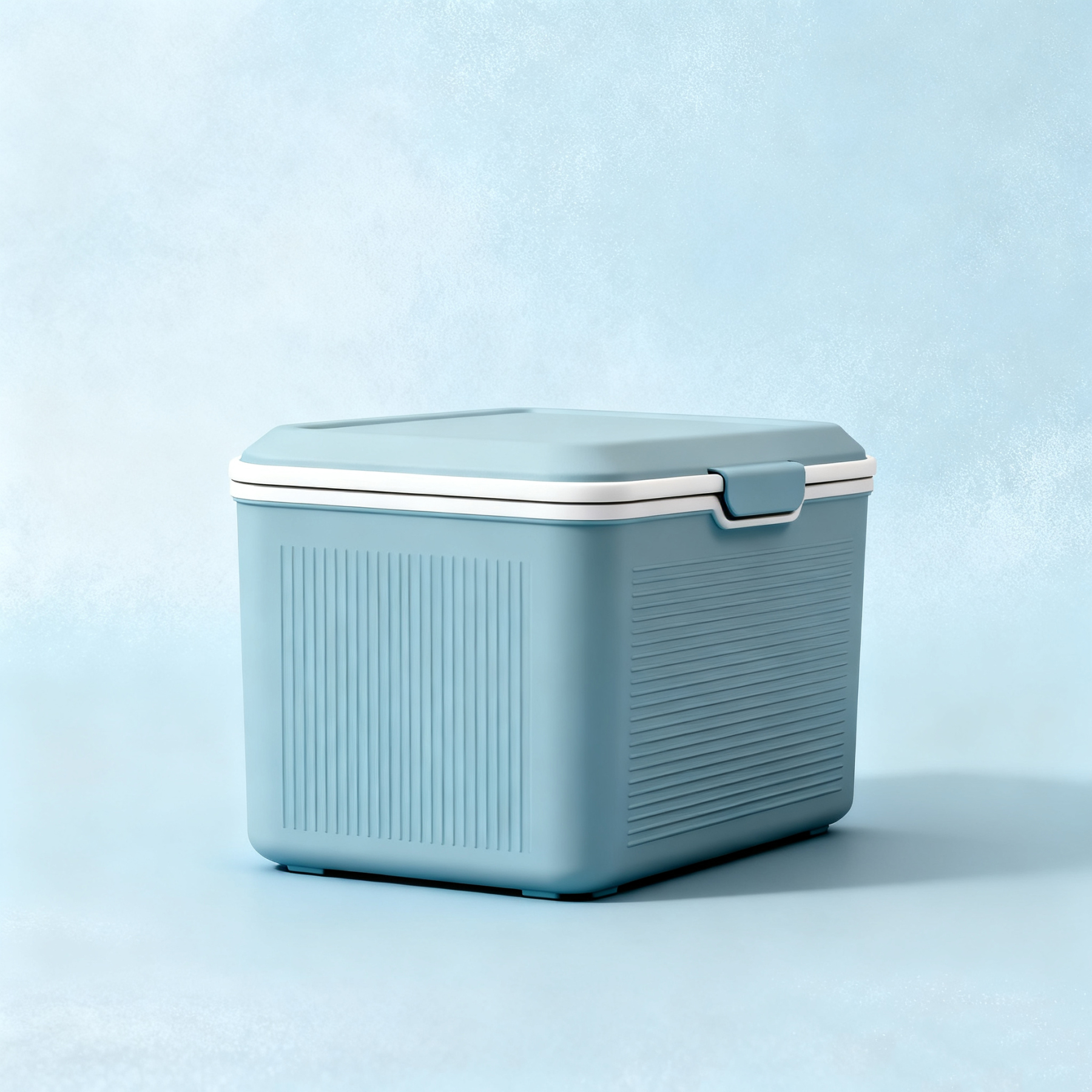  กล่องจัดเก็บของสีฟ้า