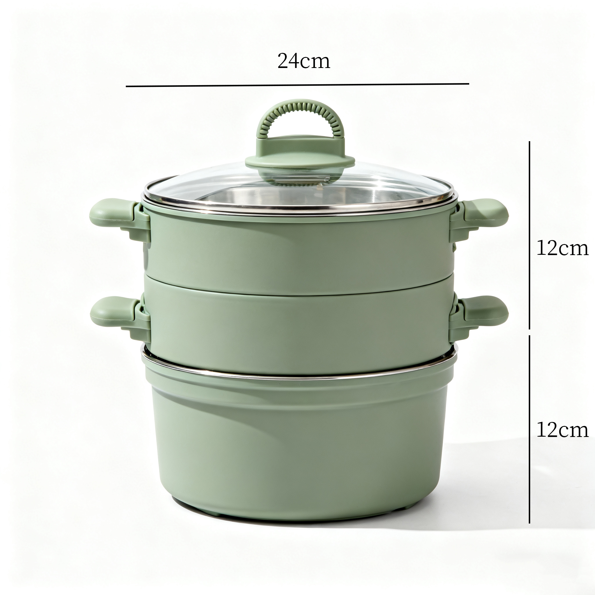 หม้อนึ่งขนาดเล็กสีกรมท่า