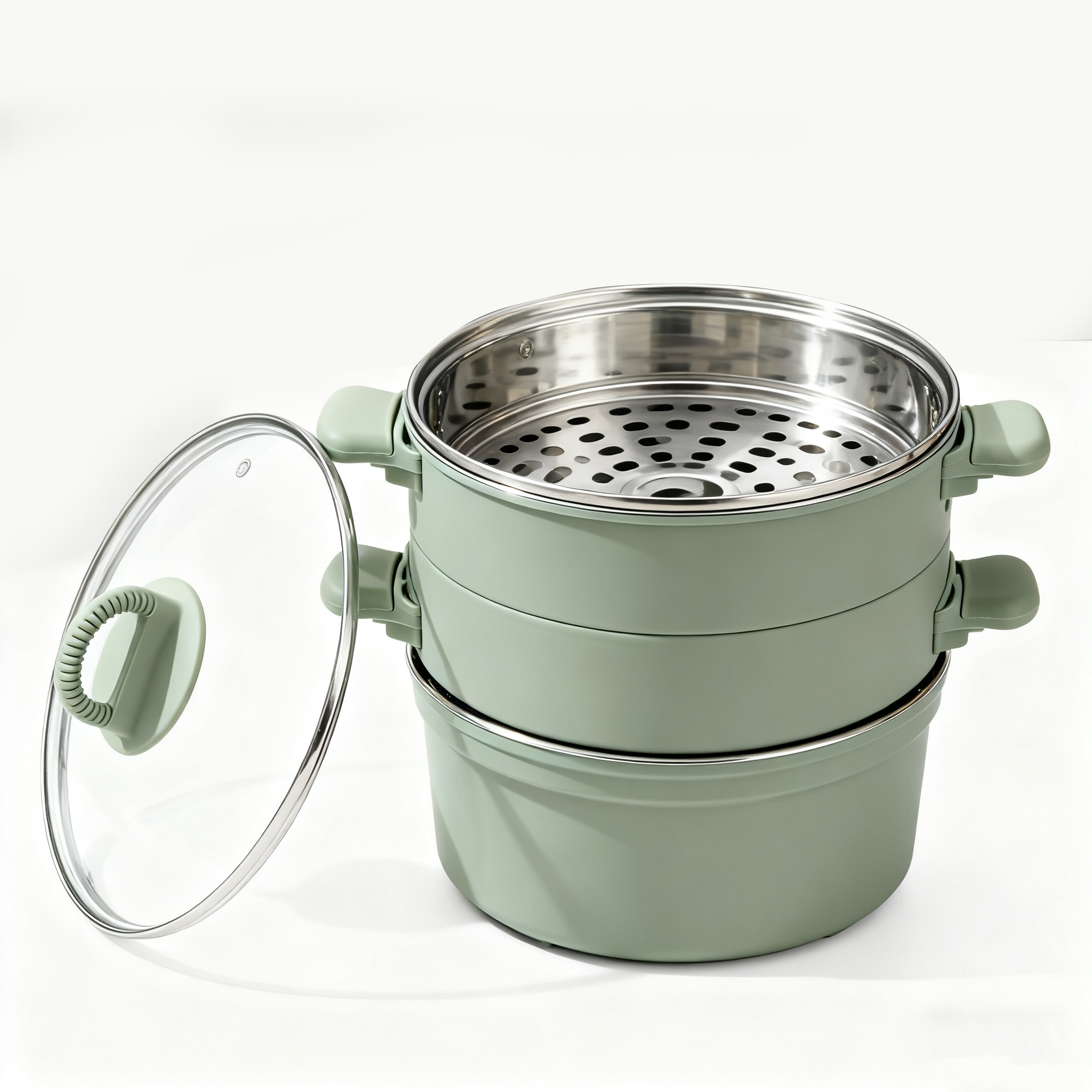 หม้อนึ่งขนาดเล็กสีกรมท่า