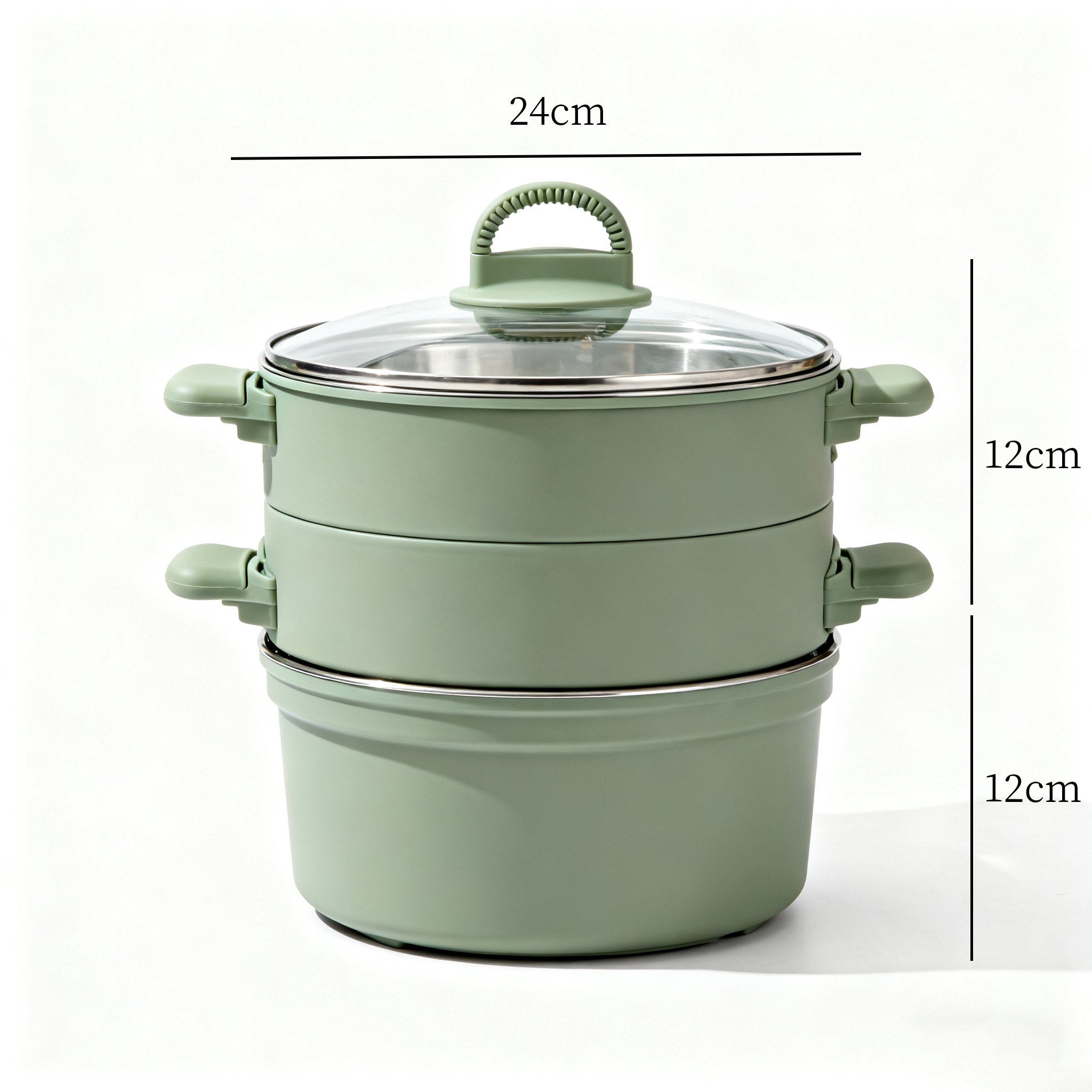 หม้อนึ่งสำหรับนึ่งอาหารสุขภาพ ขนาดพกพา