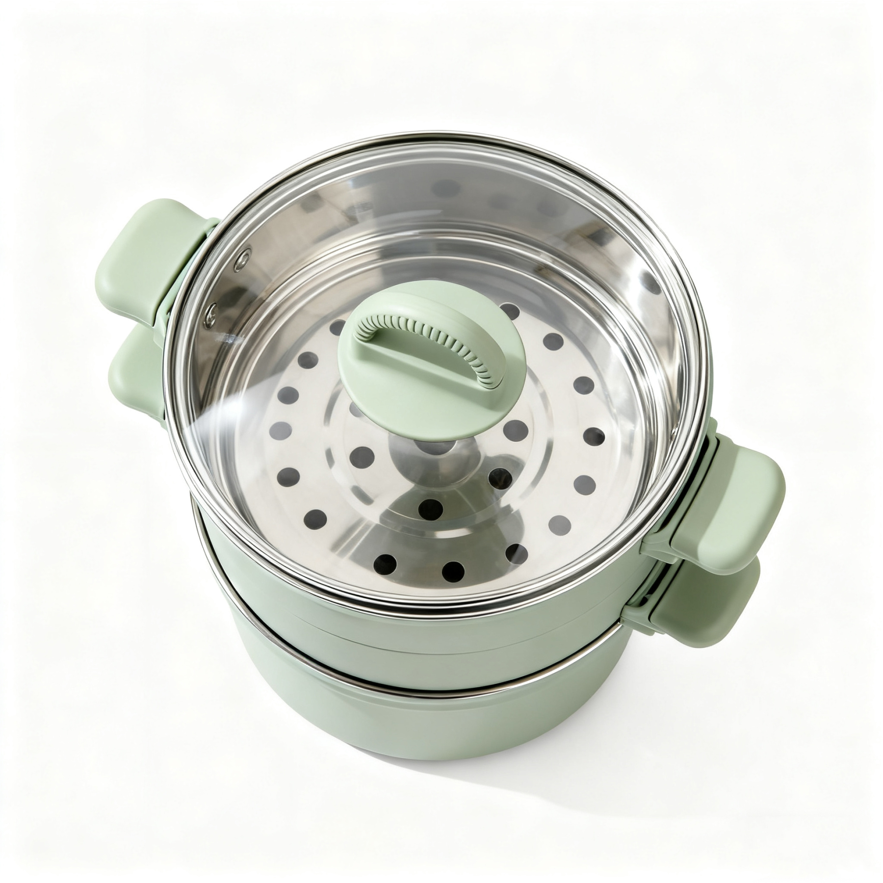 หม้อนึ่งขนาดเล็กสีกรมท่า