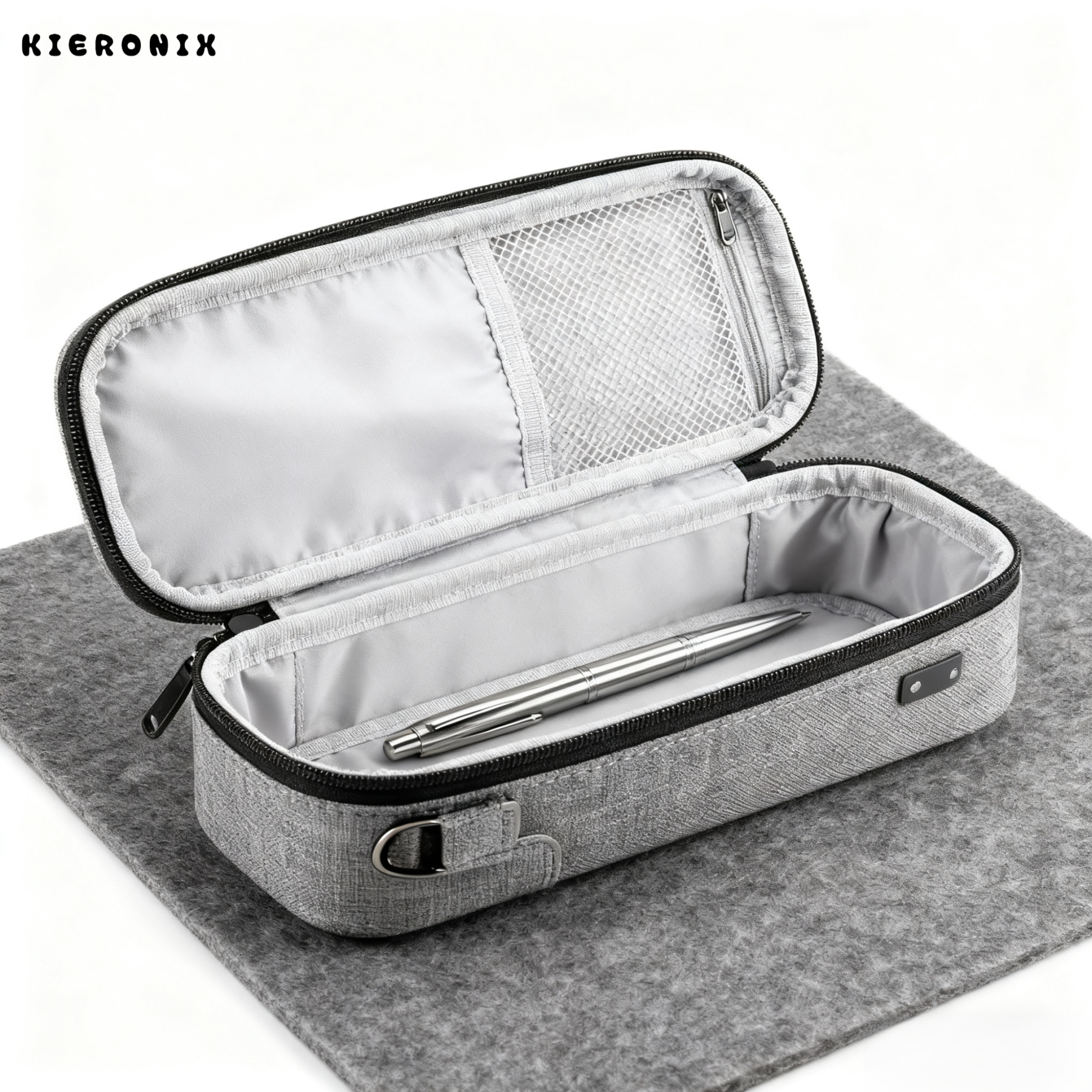 กระเป๋าเครื่องเขียน กระเป๋าใส่ดินสอผ้าแคนวาส ความจุขนาดใหญ่ (แพ็ค 4 ใบ)