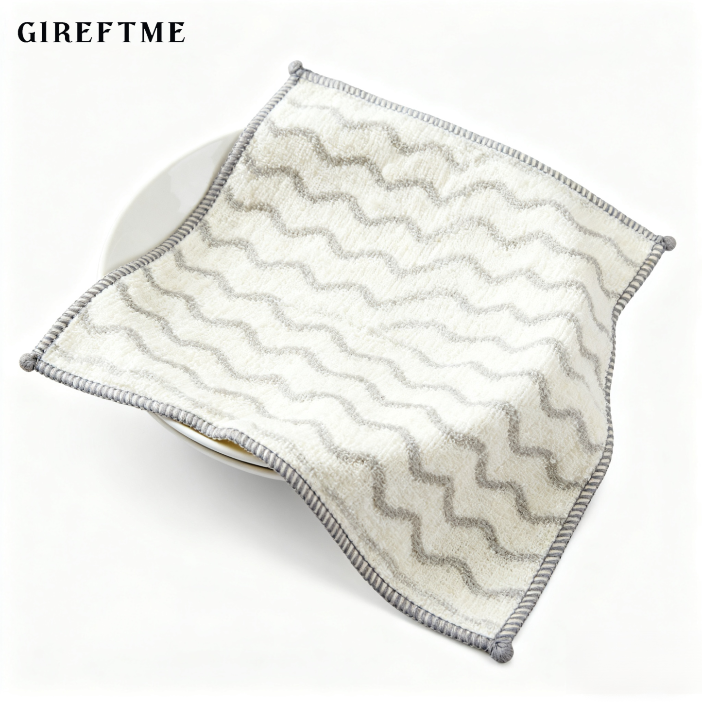 Gireftme습식 및 건식 기름때 제거 주방 천 (5개입)