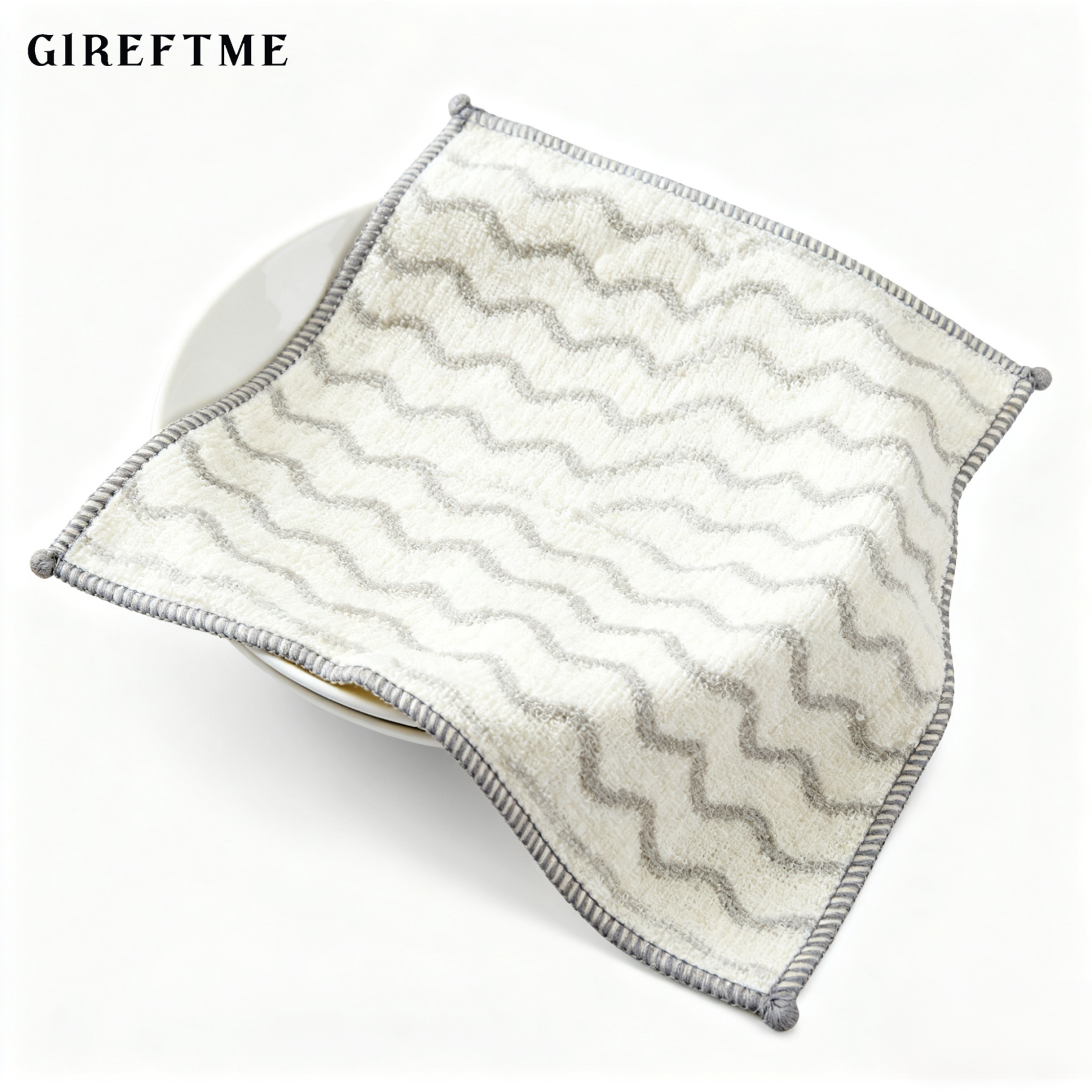 Gireftme습식 및 건식 기름때 제거 주방 천 (5개입)