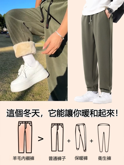 零下三十度不怕！ 100%细软绵羊毛！加绒加厚，防风防水，防寒保暖！老公穿了不想脱！冬天出门再也不怕冷了