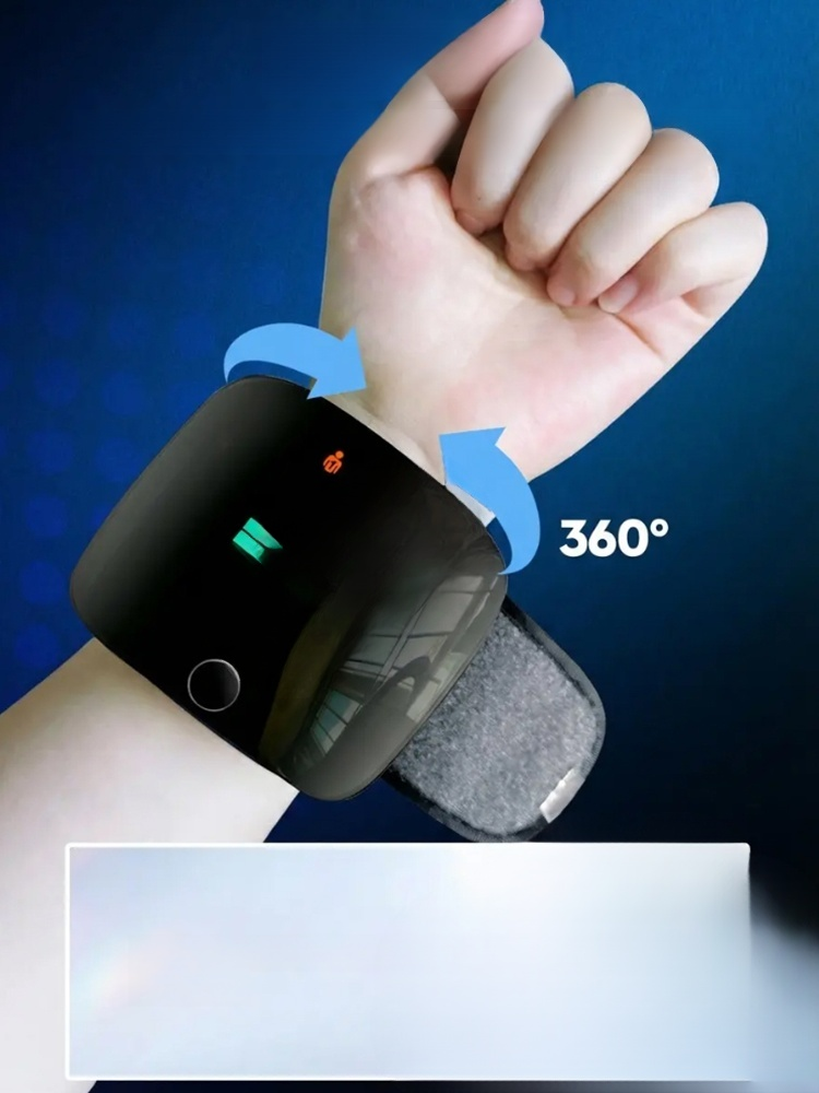 【語音大彩色螢幕】全自動手腕式電子血壓計，全自動手腕式設計，一鍵啟動 + 語音播報+精準測，輕鬆掌握血壓狀況