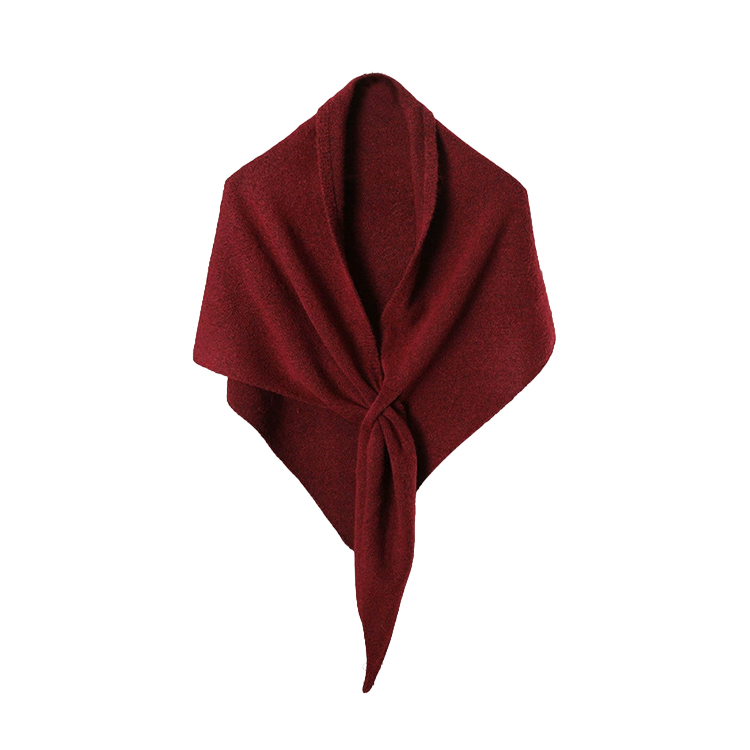 【多種穿法】秋冬羊毛三角圍巾女