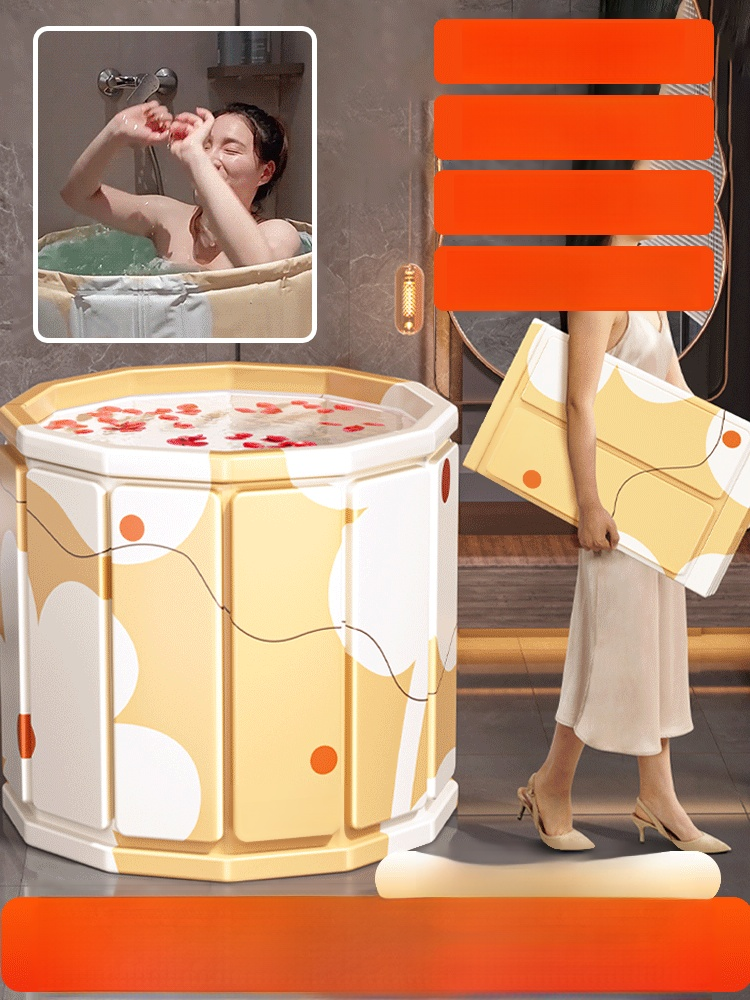 🔥【六層加厚】免安裝泡澡桶 ✅結實耐用，摺疊易收納，節省空間 🥰忙碌一天，泡個澡真的好舒服，身心很輕鬆！用它在家泡澡真的很方便！🛁