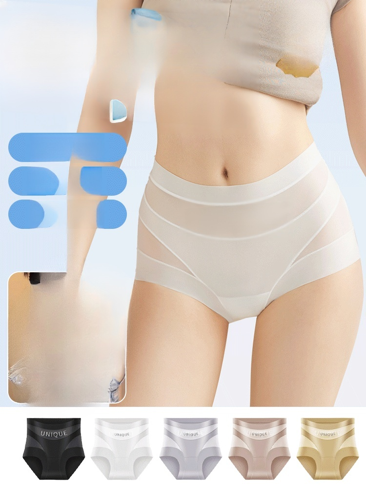 告别臃肿，拥抱「轻塑美学」！这款双层收腹裤采用超薄蕾丝与科技弹力面料，打造「会呼吸的收腹力」360度無死角緊貼，穿上秒變小妖精！