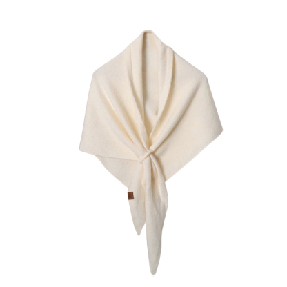 【多種穿法】秋冬羊毛三角圍巾女