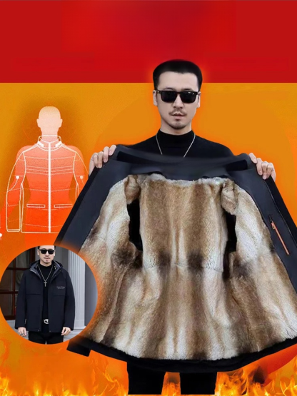 🧥 冬季抗寒神器來襲！我們的【零下30度抗寒】男士皮草派克服 💦採用防水面料加持，內里精選山貂毛加絨，確保極致保暖與舒適 ❄️無論風雨或是嚴寒，這款外套都能為您提供全方位的保護 🥰