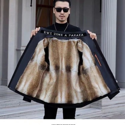 🧥 冬季抗寒神器來襲！我們的【零下30度抗寒】男士皮草派克服 💦採用防水面料加持，內里精選山貂毛加絨，確保極致保暖與舒適 ❄️無論風雨或是嚴寒，這款外套都能為您提供全方位的保護 🥰