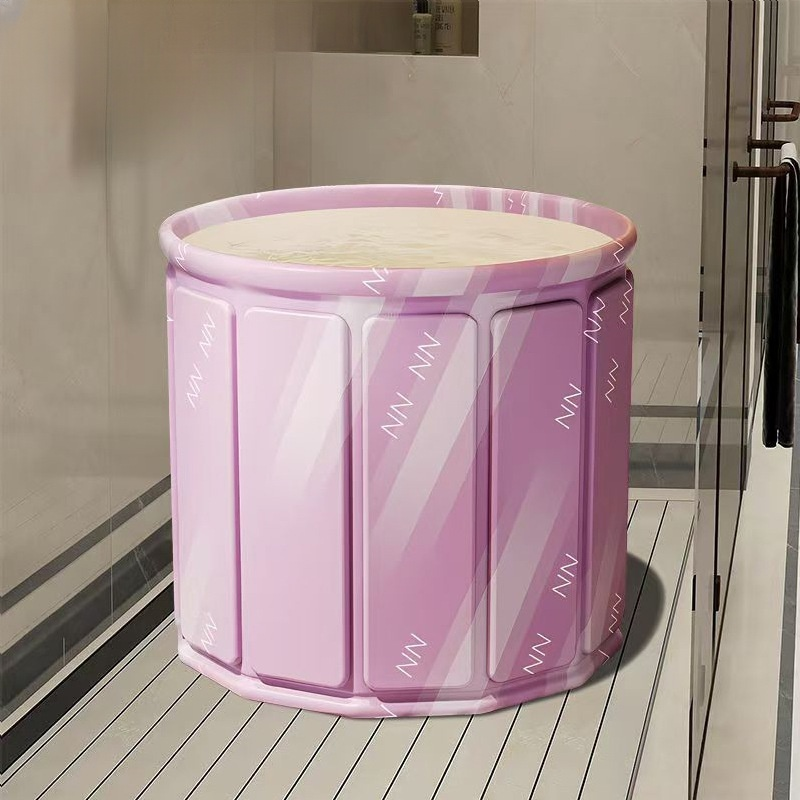 🔥【六層加厚】免安裝泡澡桶 ✅結實耐用，摺疊易收納，節省空間 🥰忙碌一天，泡個澡真的好舒服，身心很輕鬆！用它在家泡澡真的很方便！🛁