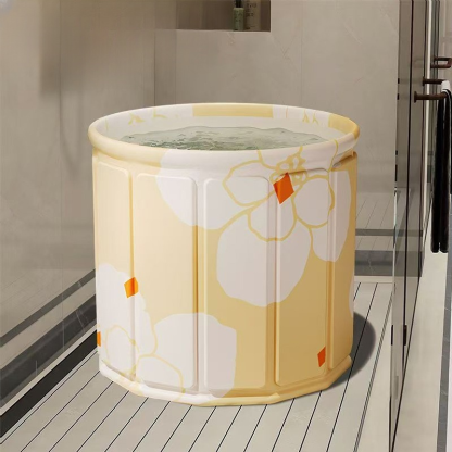 🔥【六層加厚】免安裝泡澡桶 ✅結實耐用，摺疊易收納，節省空間 🥰忙碌一天，泡個澡真的好舒服，身心很輕鬆！用它在家泡澡真的很方便！🛁