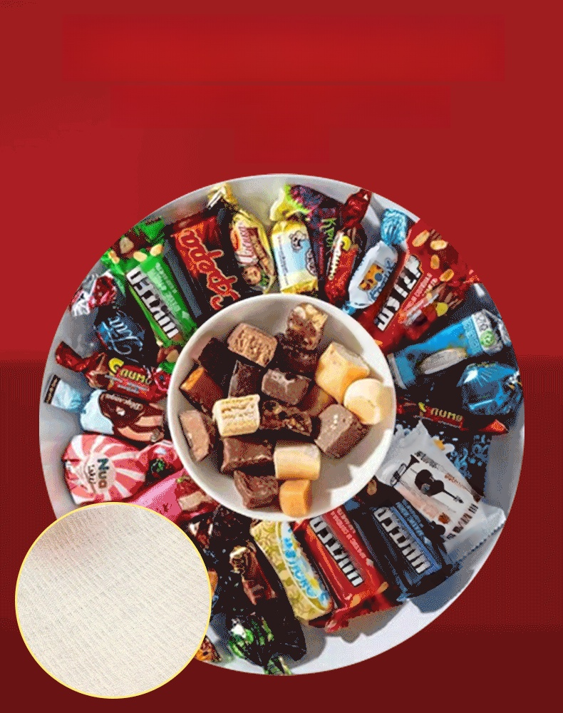 俄羅斯進口混合巧克力糖果，🍬 多種美味口味🍫 雙倍奶油巧克力，每塊巧克力均採用優質可可和天然原料製成，散發濃鬱香氣，口感順滑。