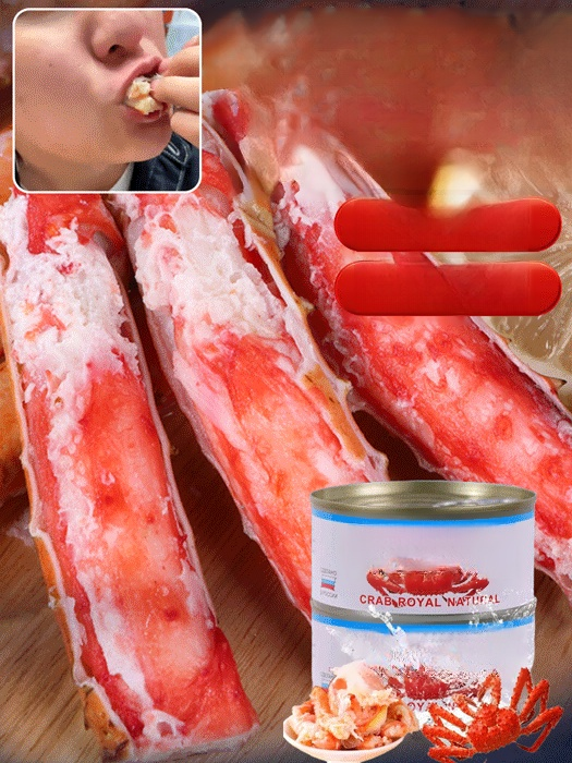 進口帝王蟹整條蟹腿棒，深海捕撈，1小時熟凍鎖鮮，肉質鮮美，原價3000台幣，最後100份僅899台幣