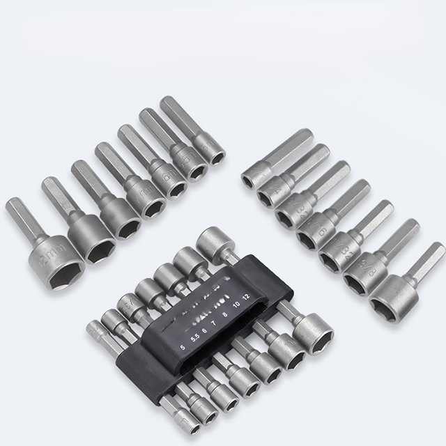 ชุดปลอกบิตแม่เหล็กหกเหลี่ยม 14ชิ้น จากเยอรมัน 👍หากที่บ้านมีสว่านไฟฟ้า ถ้าไม่มีชุดหัวไขควงนี้ก็เสียเปล่า หัวบล็อกที่ติดตั้งบนสว่านไฟฟ้าได้ มีทุกขนาดและทุกแบบ