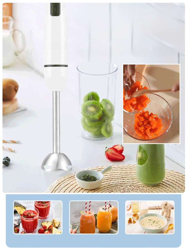🌿เครื่องปั่นมือถือนี้สามารถบดใบเตยได้ในคราวเดียว และยังสามารถปั่นและสับผักและผลไม้ต่างๆ ได้อีกด้วย สะดวก ประหยัดเวลา และใช้งานง่าย เป็นสิ่งที่ทุกบ้านต้องมี!