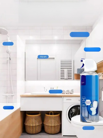 สเปรย์โฟมทำความสะอาด ✅ละลายสิ่งสกปรกทั้งหมด 3s ✅ประหยัดเวลาและแรง ไม่ทำร้ายมือ ห้องครัว/ห้องน้ำ/รถยนต์ สะอาดสุด