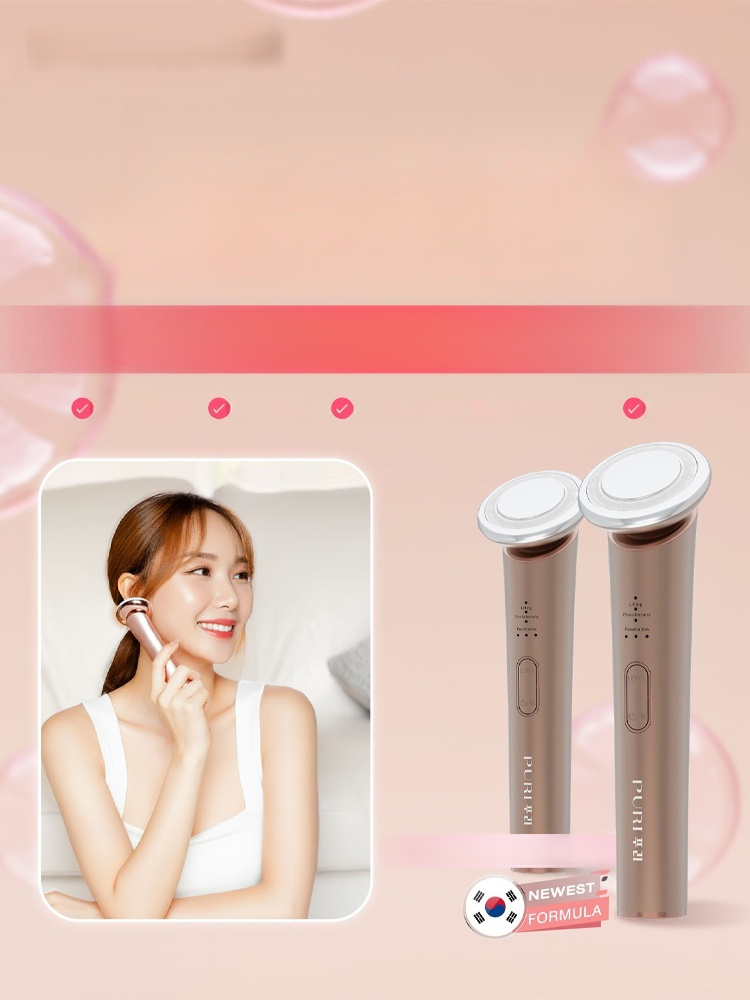 [ต่อต้านริ้วรอยและเผยผิวอ่อนเยาว์] หน้าวีเชฟไม่ต้องง้อเข็ม! เครื่องนวดหน้ายกกระชับ ลดเหนียง ผิวเด้งอิ่มฟู เห็นผลไว ✨💖💆‍♀️