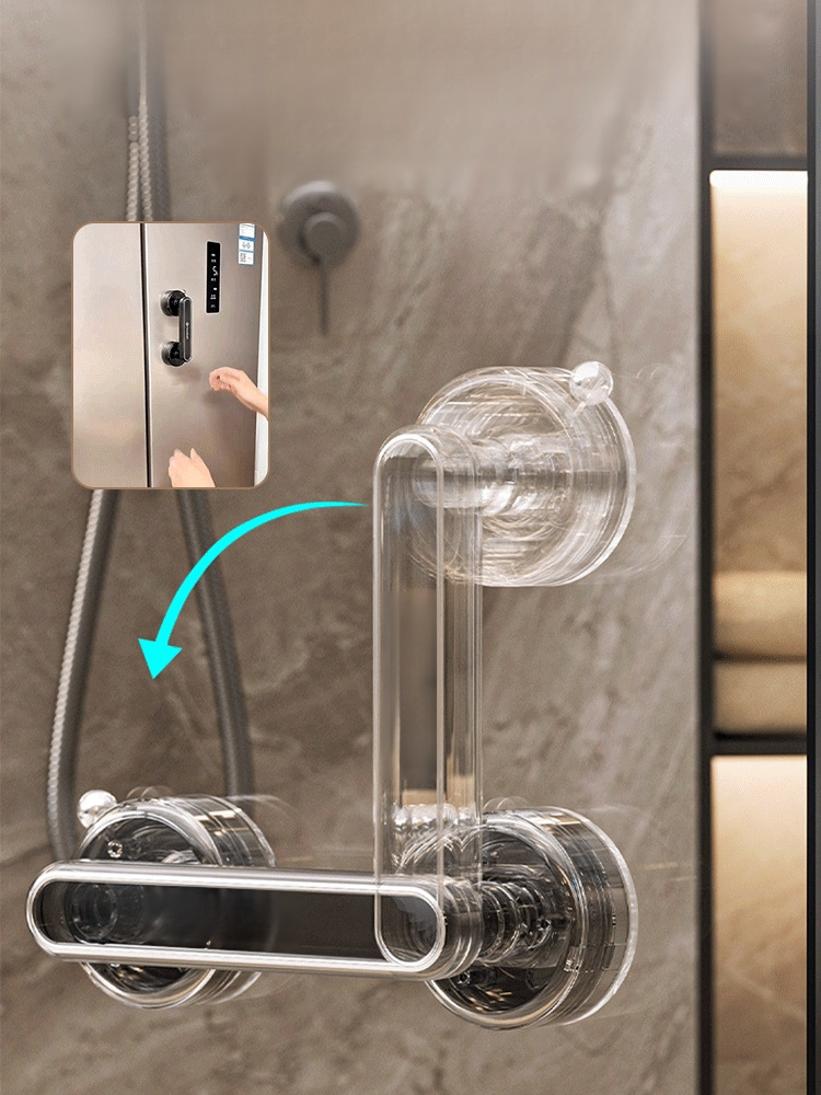 🚪✨ มือจับประตูแบบดูดสุญญากาศ – ติดง่าย ไม่ต้องเจาะ! 🔒 แรงดูดสุญญากาศแน่นมาก ไม่หลุดง่าย ใช้งานสะดวกสุดๆ 🛠 ไม่ต้องเจาะ ไม่ทำรอย ไ