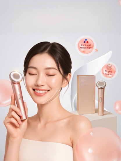 [ต่อต้านริ้วรอยและเผยผิวอ่อนเยาว์] หน้าวีเชฟไม่ต้องง้อเข็ม! เครื่องนวดหน้ายกกระชับ ลดเหนียง ผิวเด้งอิ่มฟู เห็นผลไว ✨💖💆‍♀️