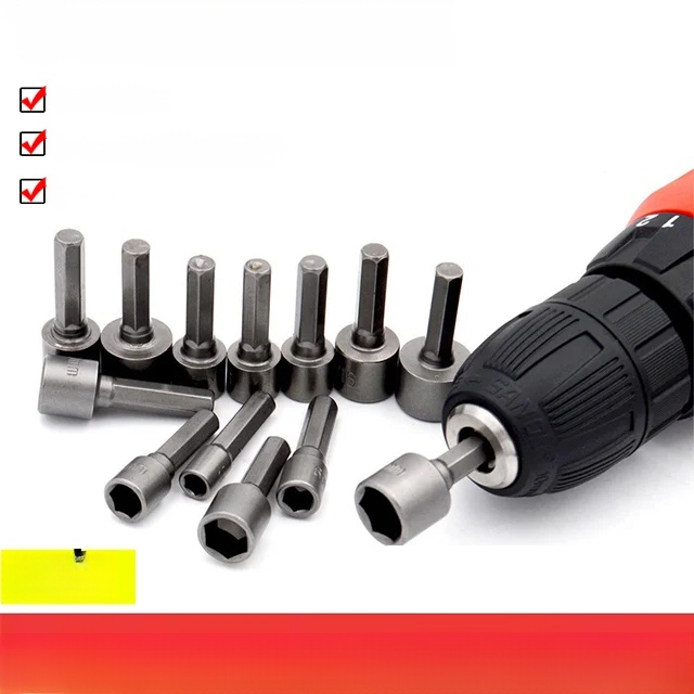 ชุดปลอกบิตแม่เหล็กหกเหลี่ยม 14ชิ้น จากเยอรมัน 👍หากที่บ้านมีสว่านไฟฟ้า ถ้าไม่มีชุดหัวไขควงนี้ก็เสียเปล่า หัวบล็อกที่ติดตั้งบนสว่านไฟฟ้าได้ มีทุกขนาดและทุกแบบ
