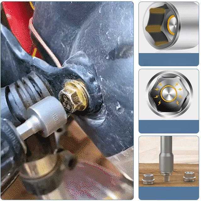 ชุดปลอกบิตแม่เหล็กหกเหลี่ยม 14ชิ้น จากเยอรมัน 👍หากที่บ้านมีสว่านไฟฟ้า ถ้าไม่มีชุดหัวไขควงนี้ก็เสียเปล่า หัวบล็อกที่ติดตั้งบนสว่านไฟฟ้าได้ มีทุกขนาดและทุกแบบ