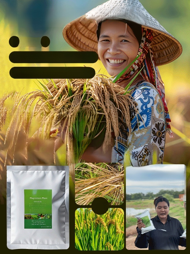 🌾 ใบพืชเหลือง ส้ม หรือไม่มีความเงางาม? ใช้สิ่งนี้เลย การเติมแมกนีเซียมอย่างรวดเร็ว ใบไม้กลับมาเขียวชอุ่ม ส่งเสริมการสังเคราะห์แสง