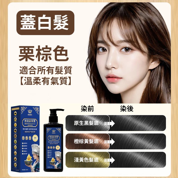 【一洗黑全年】侗劑護染膏