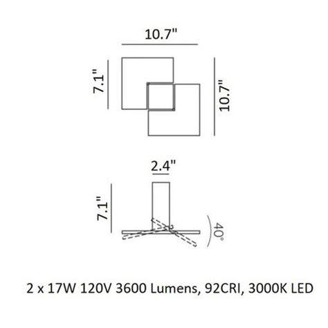 PUZZLE TWIST Wall Light