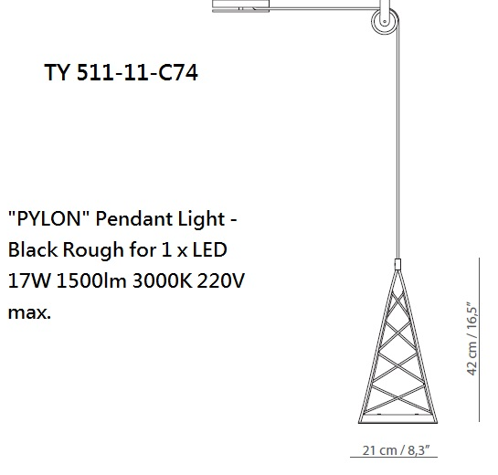 PYLON 511.11 Pendant Light