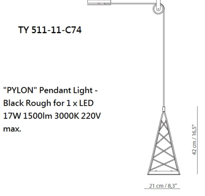 PYLON 511.11 Pendant Light