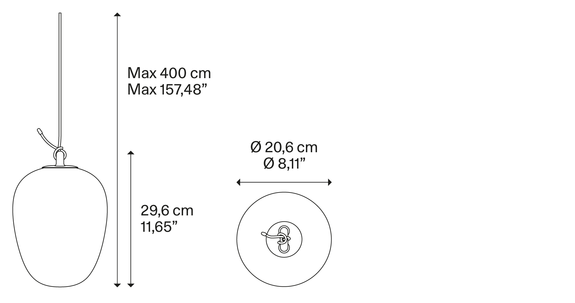 Lodes Obl&ograve; Medium Dimensions